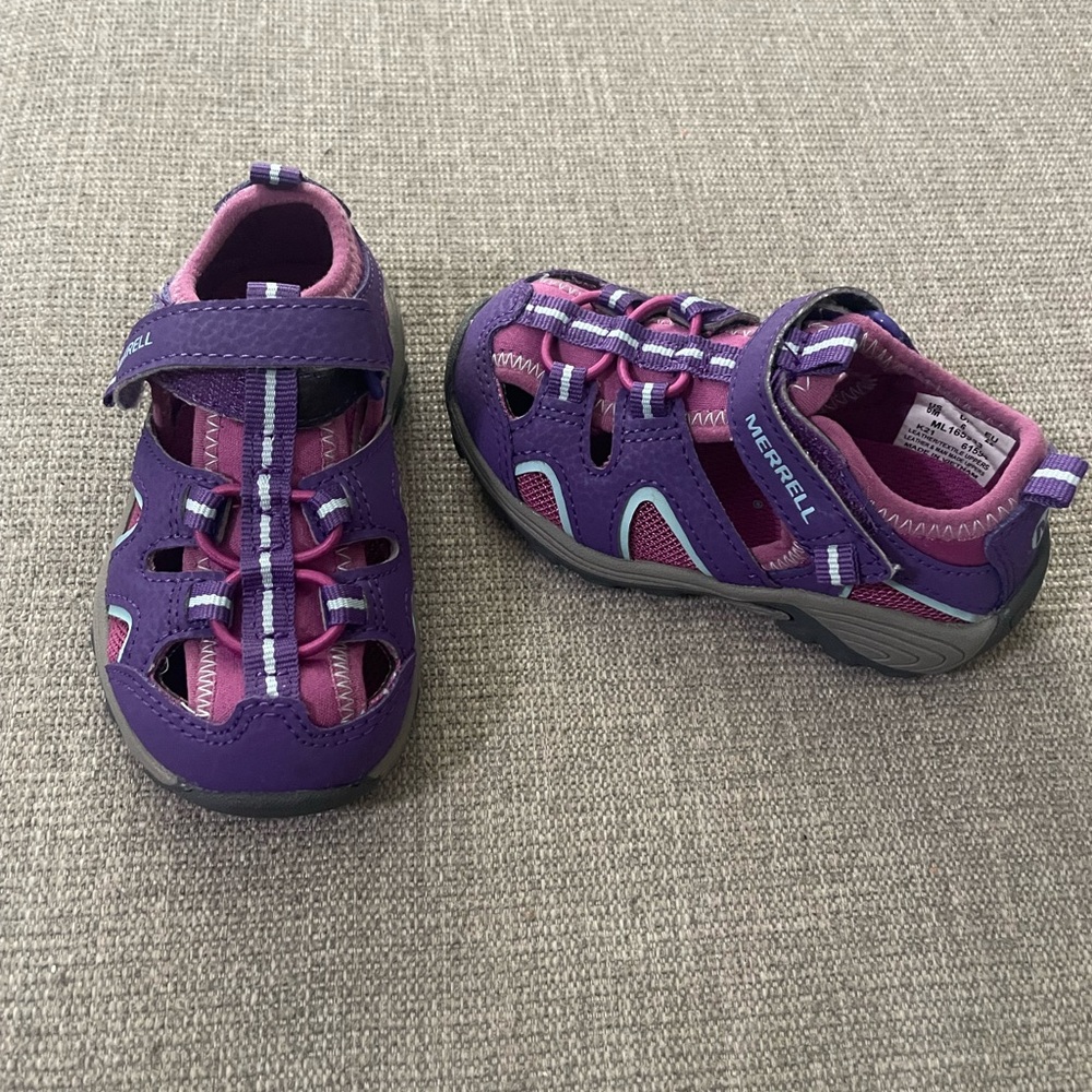 Merrell Kids Purple Outdoor Sandals